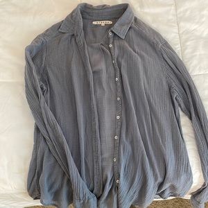 Xirena gauze button down